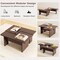 Set of 2 L-Shaped Coffee Tables Modular Design for Living Room